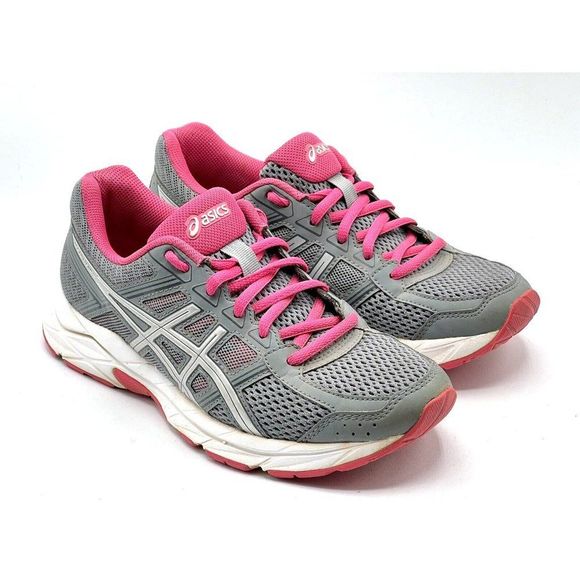ASICS Shoes - Asics Gel Contend 4 Gray Running jogging Athletic Shoes Women's Size 6 T765N